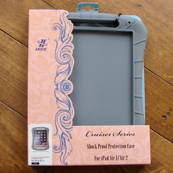 8Likes Inc. Other - Grey iPad Air 1 or Air 2 Case Shock Proof Protection Case ~ BRAND NEW NWT